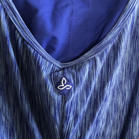 prAna Cobalt Blue Scoop Neck Calico Dress - Picture 7 of 8